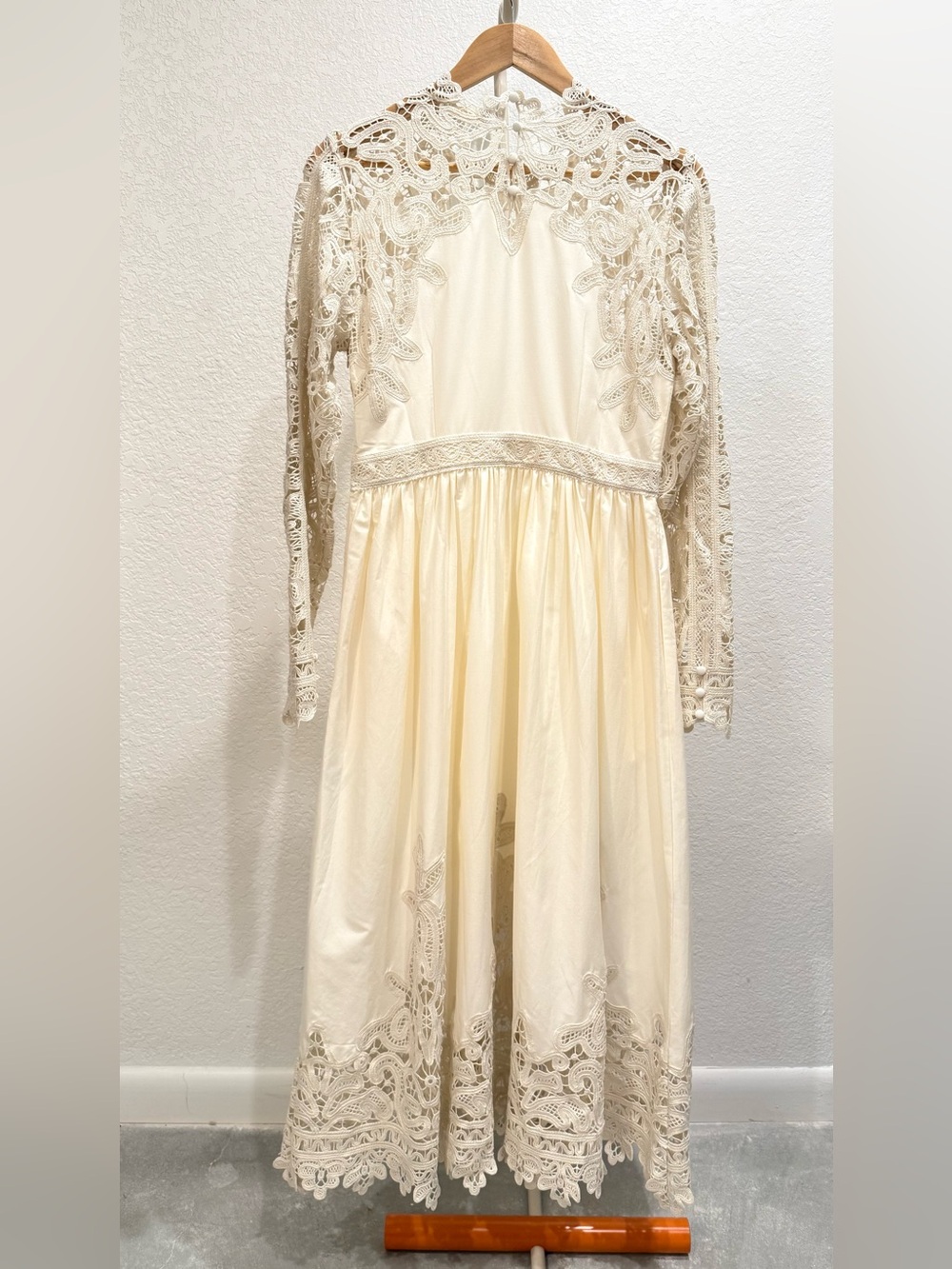 New Ulla Johnson Palermo Lace-Trimmed Cotton And Silk Dress SizeUS8 - Picture 15 of 15